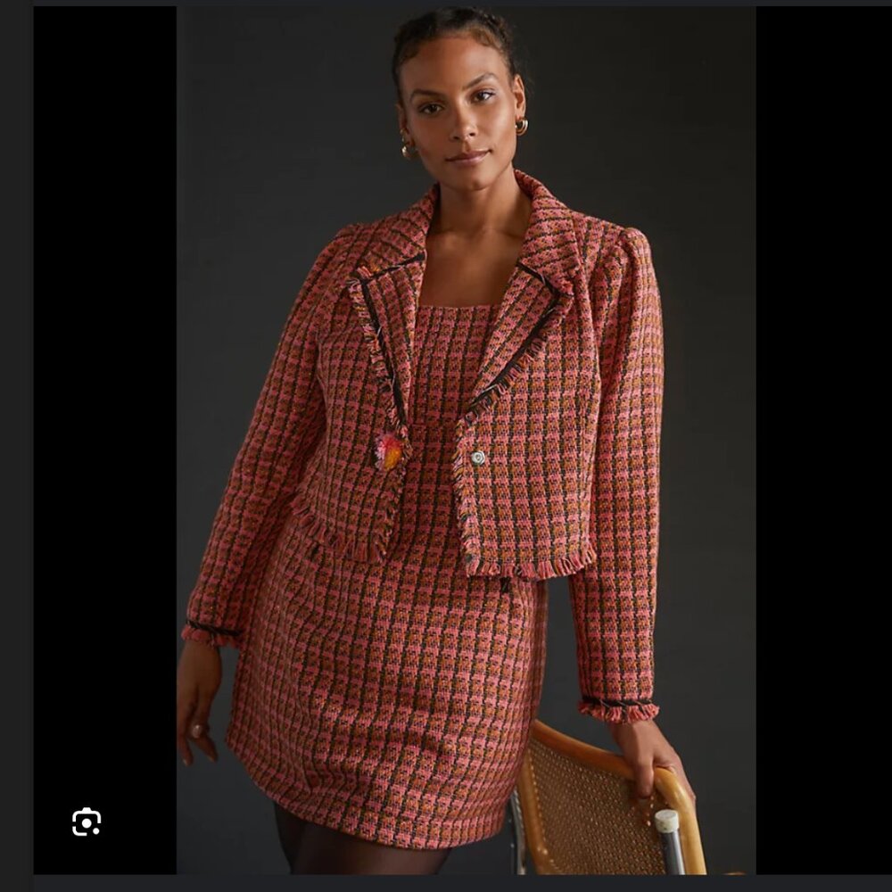 Maeve by Anthropologie Tweed Two-piece Dress and Jacket